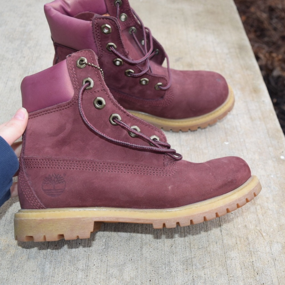 Limited Release 6” Maroon Timberlands